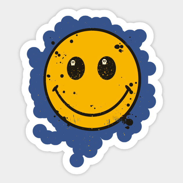 Smile Through The Pain Sticker by blairjcampbell